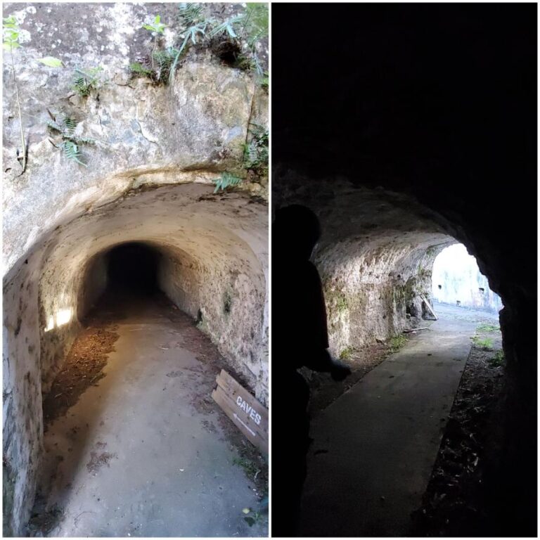 18th-century tunnels at the Fort Matthew. Grenada, the Spice Isle of the Caribbean