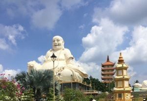 The big Buddha and Pagoda – Ho Chi Minh Vietnam