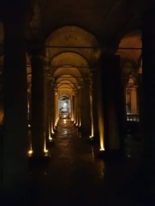The Basilica Cistern – Istanbul Turkey.Female Solo travels in Mediterranean/Balkans