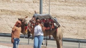 Camel ride in Jericho