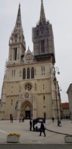 The Cathedral of the Assumption - Zagreb Croatia. Female Solo travels in Mediterranean/Balkans