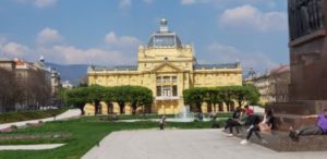 King Tomislav Square - Zagreb Croatia. Female Solo travels in Mediterranean/Balkans