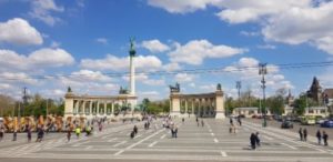 Heroes’ Square – Budapest Hungary. Female solo travels in Europe