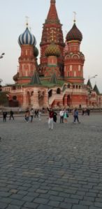 Saint Basil’s Cathedral Red Square – Moscow Russia. Female solo travels in Europe