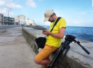 N. Sutyrin - Fim Maker from Russia in Havana Cuba