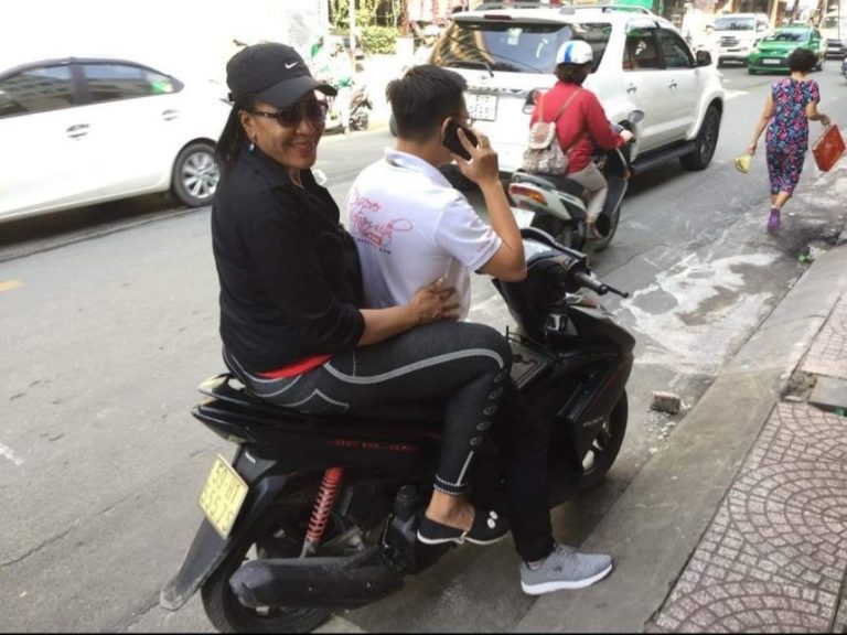 Motorbike taxi in Saigon - Vietnam, 28 safety tips for solo travellers