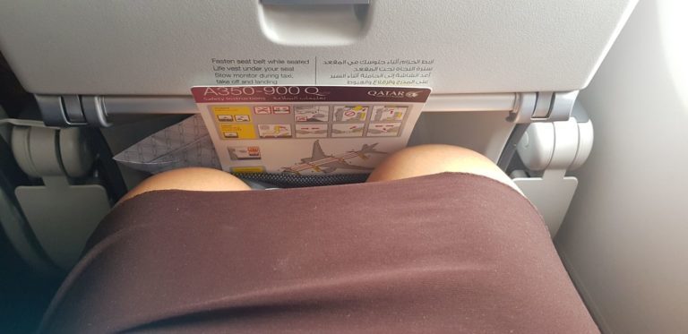 legroom on Qatar Airways, Flying economy with Qatar Airways