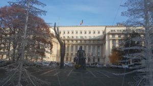 Luliu Maniu Statue at Ministry of Internal Affairs. Romania - Home of Bran “Dracula” Castle