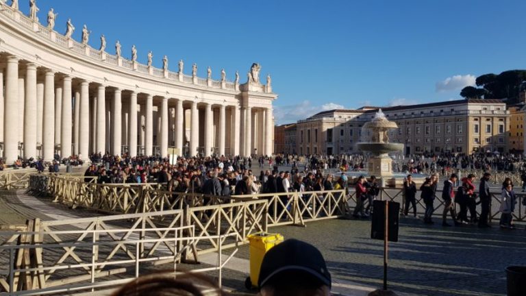 St. Peter's Basilica. Vatican City the smallest country in the world