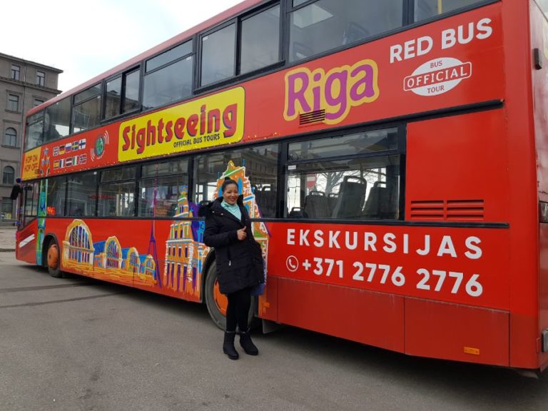 Riga hop on hop off tour bus