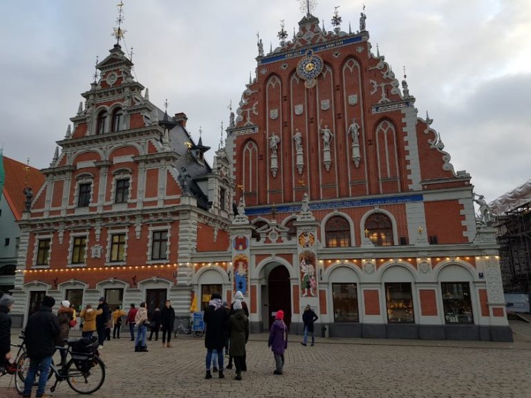 House of the Black heads Riga the Art Nouveau city of Latvia