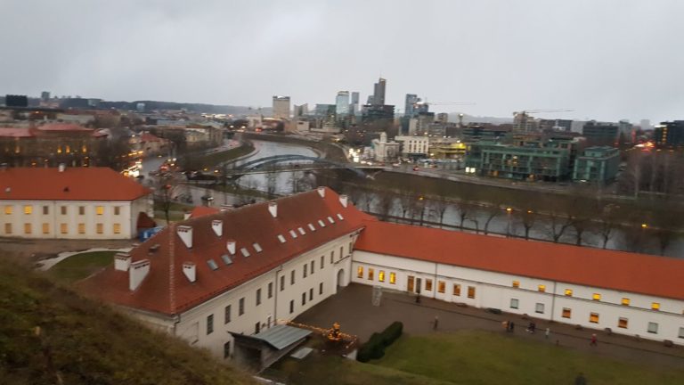 National Museum of Lithuania as seen from the top of Gediminas Tower