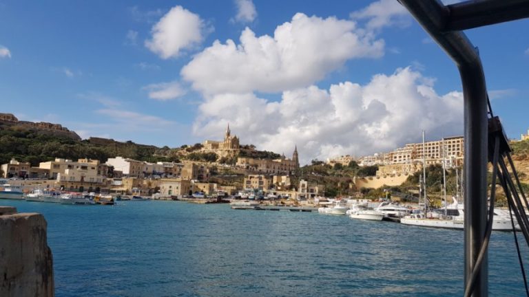 Gozo Port of arrival, Malta - where Europe meets the Caribbean