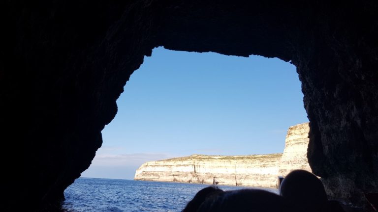 beautiful blue Grotto cave