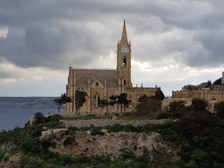 The Church of our Lady of Lourdes, Malta - where Europe meets the Caribbean