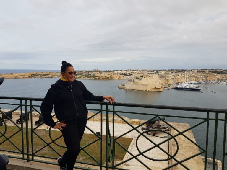 Upper Barrakka Gardens ...over looking Birgu and The Tree Cities