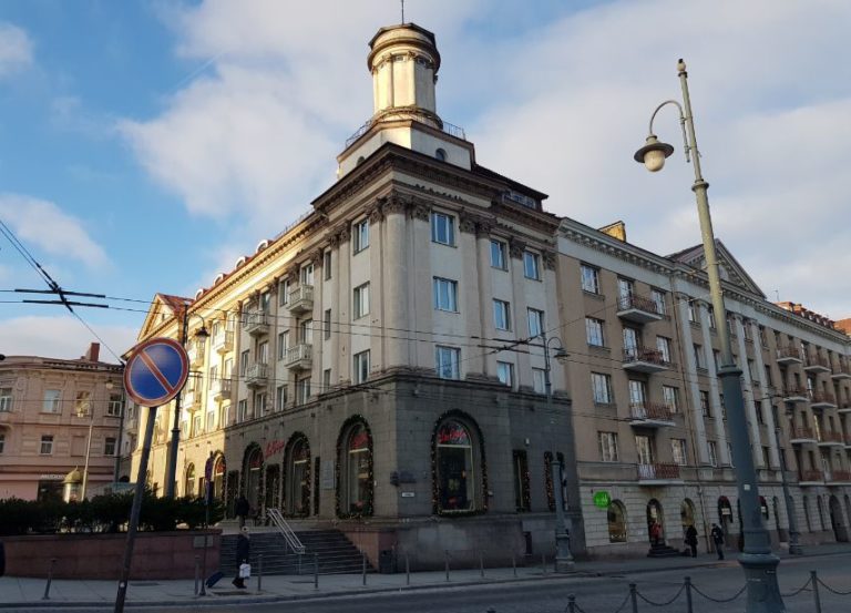 Gediminas Avenue’s beautiful buildings