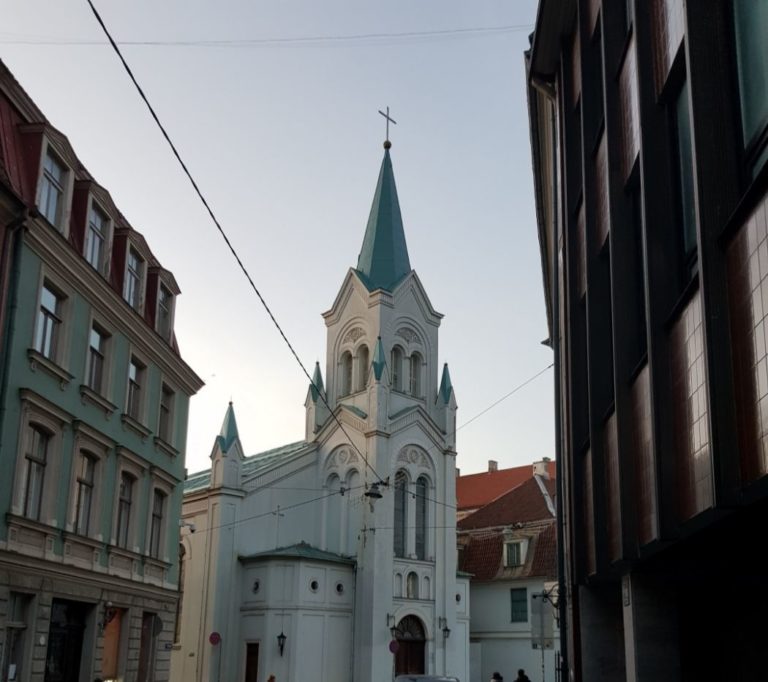 Our Lady of Sorrows Church Riga the Art Nouveau city of Latvia
