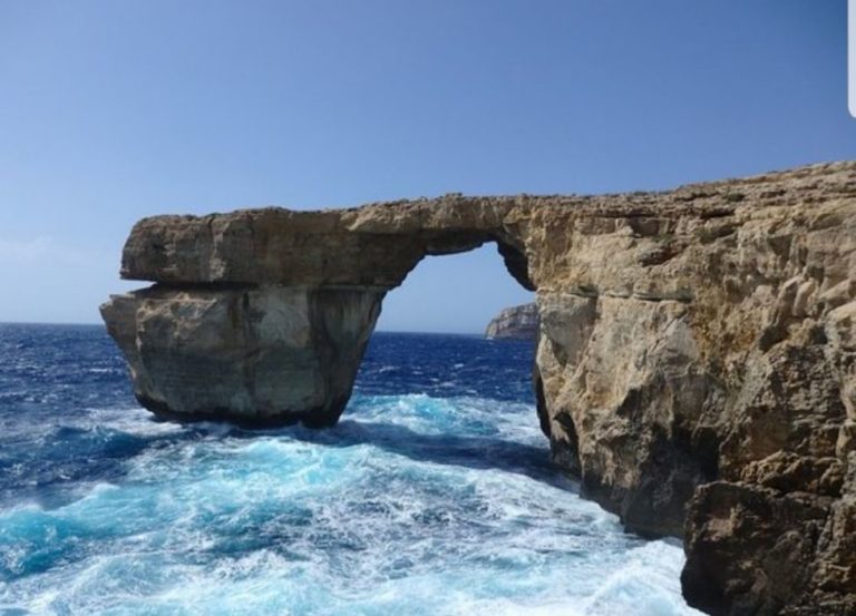The Azure Window (before it was broken), Malta - where Europe meets the Caribbean