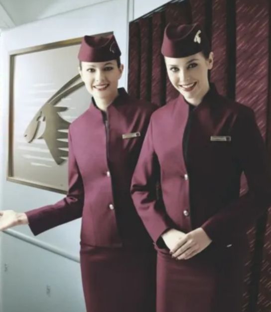 Qatar Airways Air Stewardess' Uniforms