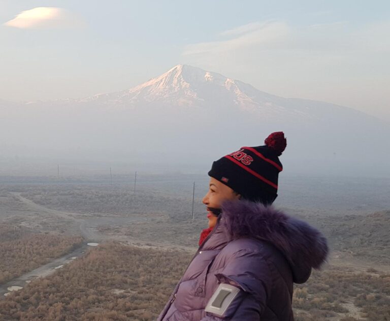 A view of Mount Ararat from the Khor Virap Monastery. Armenia, the first country to accept Christianity