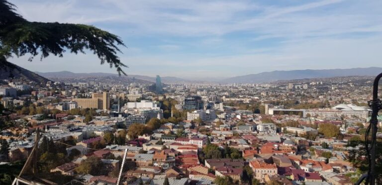 A view of the Tbilisi from Sololakia Hill. Georgia, the mystical transcontinental nation