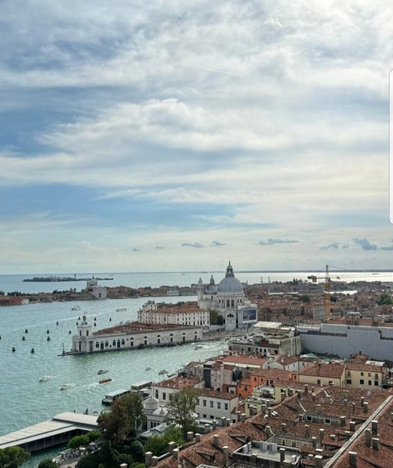 A view of the city from the Campanile. Venice, Italy’s floating city
