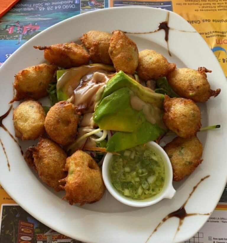 Accras. Guadeloupe, the butterfly-shaped isles of the Caribbean