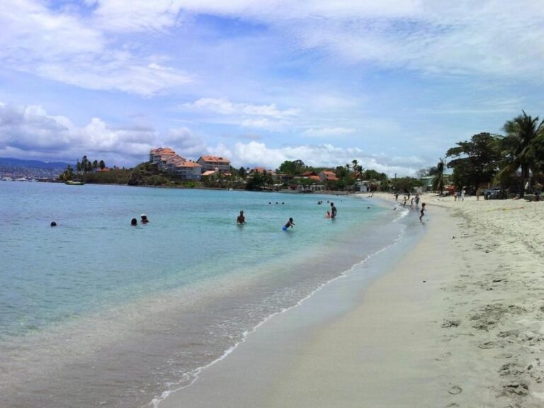 Anse Mitan Beach. Martinique, the Caribbean Island of Flowers