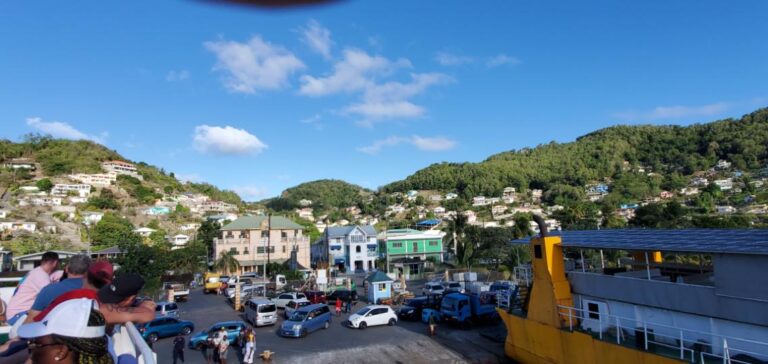 Arriving in Bequia. St. Vincent and the Grenadines the Gem of the Antilles