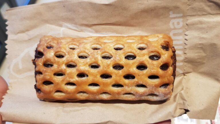 Bosnian pastry. solo traveller in Sarajevo, Bosnia and Herzegovina.