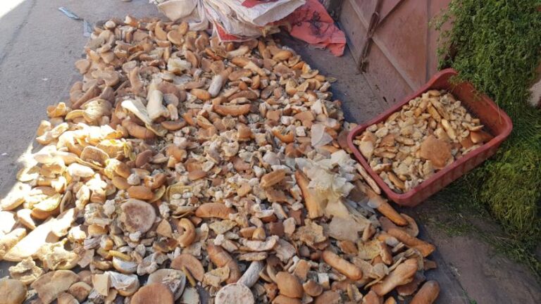 Bread on the streets in Morocco. Morocco, the Western Kingdom of Africa