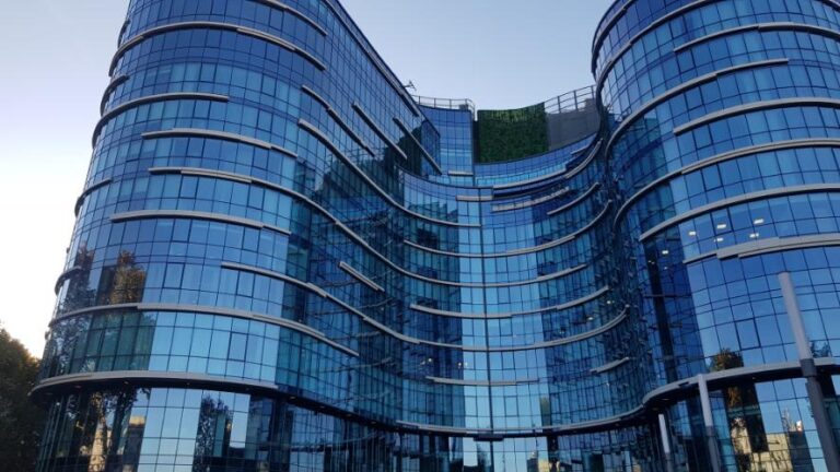 Buildings in downtown Tbilisi. Georgia, the mystical transcontinental nation