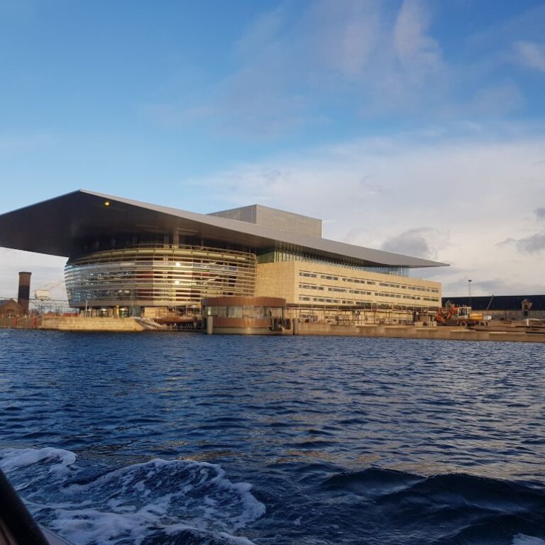 Denmark the land of the Vikings. The Opera House- Copenhagen