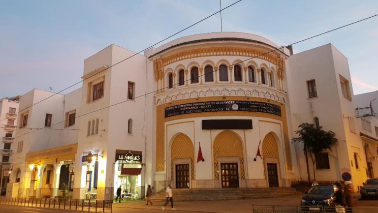 Chamber of Commerce and Industry building – Casablanca. Morocco, the Western Kingdom of Africa