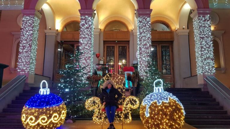 Christmas in Sarajevo (beautiful decorations). solo traveller in Sarajevo, Bosnia and Herzegovina.