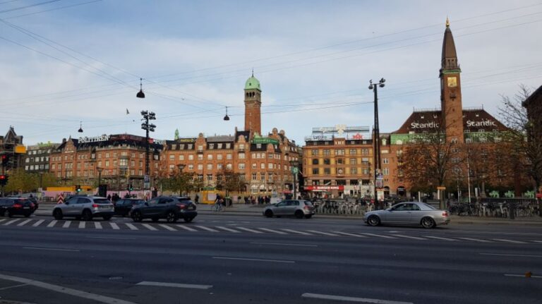 Denmark the land of the Vikings. Copenhagen Central Station