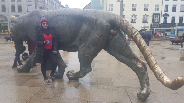 CoraDexplorer & Tiger @ Oslo Central Station. Norway is home to the Midnight Sun and Polar Nights