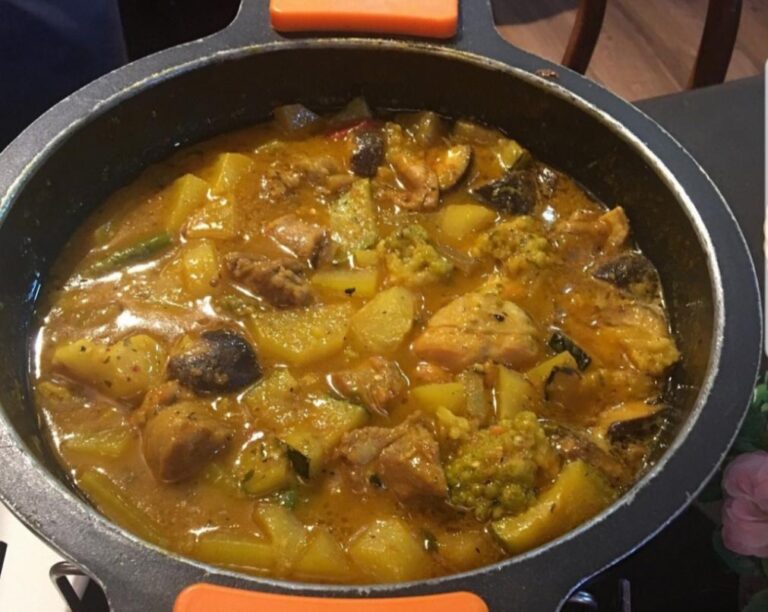 Escudella (the national dish of Andorra. Andorra, the country of the Pyrenees