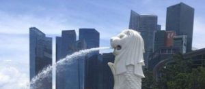 The Merlion Marina Bay - Singapore. Female solo traveller in Asia