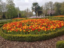 Lovely Garden at the Atomium