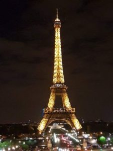 Eiffel Tower – Paris France. Female Solo travels in Mediterranean/Balkans
