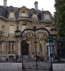 Lovely building on Champs-Elysees – Paris France