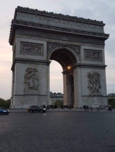 Arc de Triomphe – Paris France. Female Solo travels in Mediterranean/Balkans