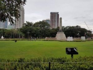 Financial District - Intramuros Manila Philippines. Female solo traveller in Asia