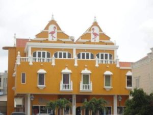 Main street downtown Bonaire - Caribbean