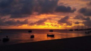 Lovely sunset in Bonaire - Caribbean