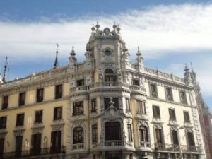 Architectures of downtown Madrid - Spain