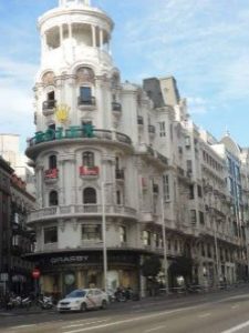 Architectures of downtown Madrid - Spain