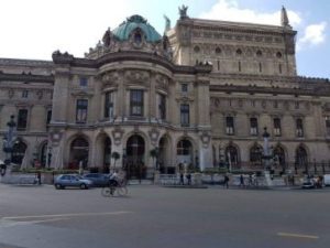 Historical buildings in Paris France